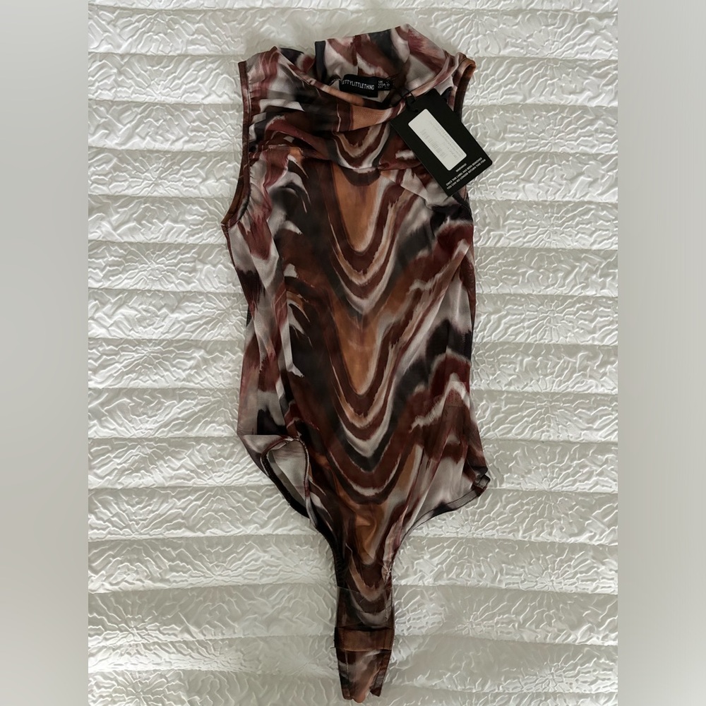 Pretty little thing sheer bodysuit